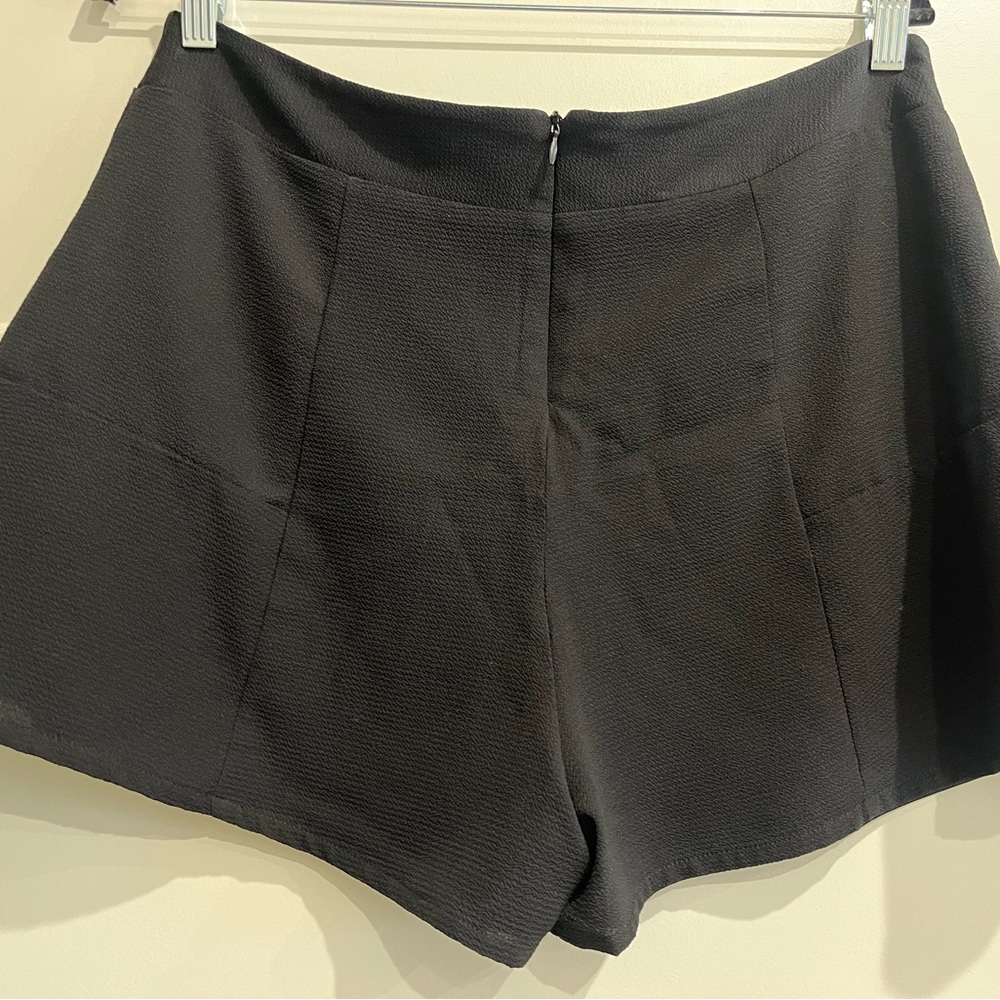 Women’s black dress shorts